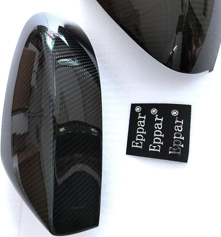 New Carbon Fiber Mirror Cover 2PCS for Maserati Ghibli 2018 2019 (Sticker 2PCS)