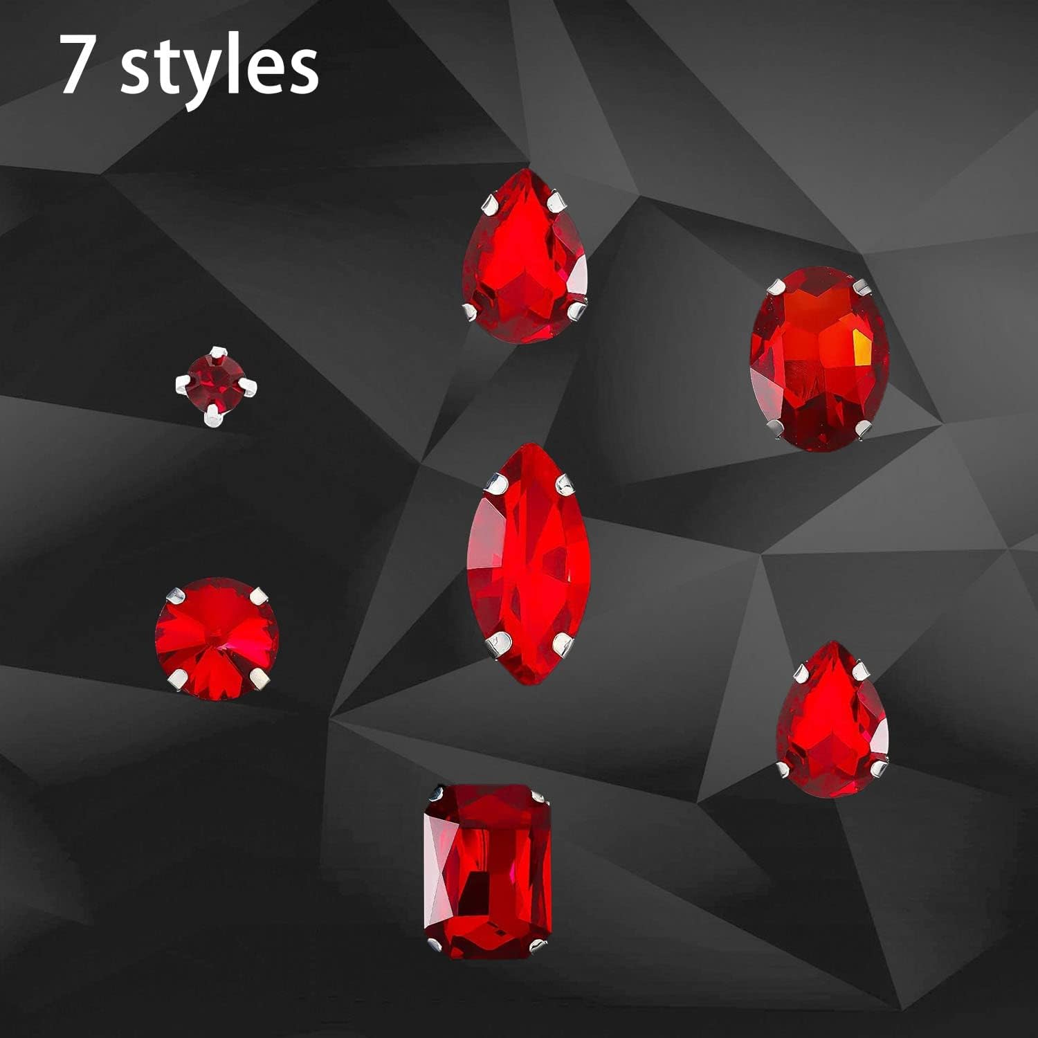 186 Strass Da Cucire - Cristalli Per Abbigliamento, Scarpe, Decorazioni Fai Da Te - Foto 11