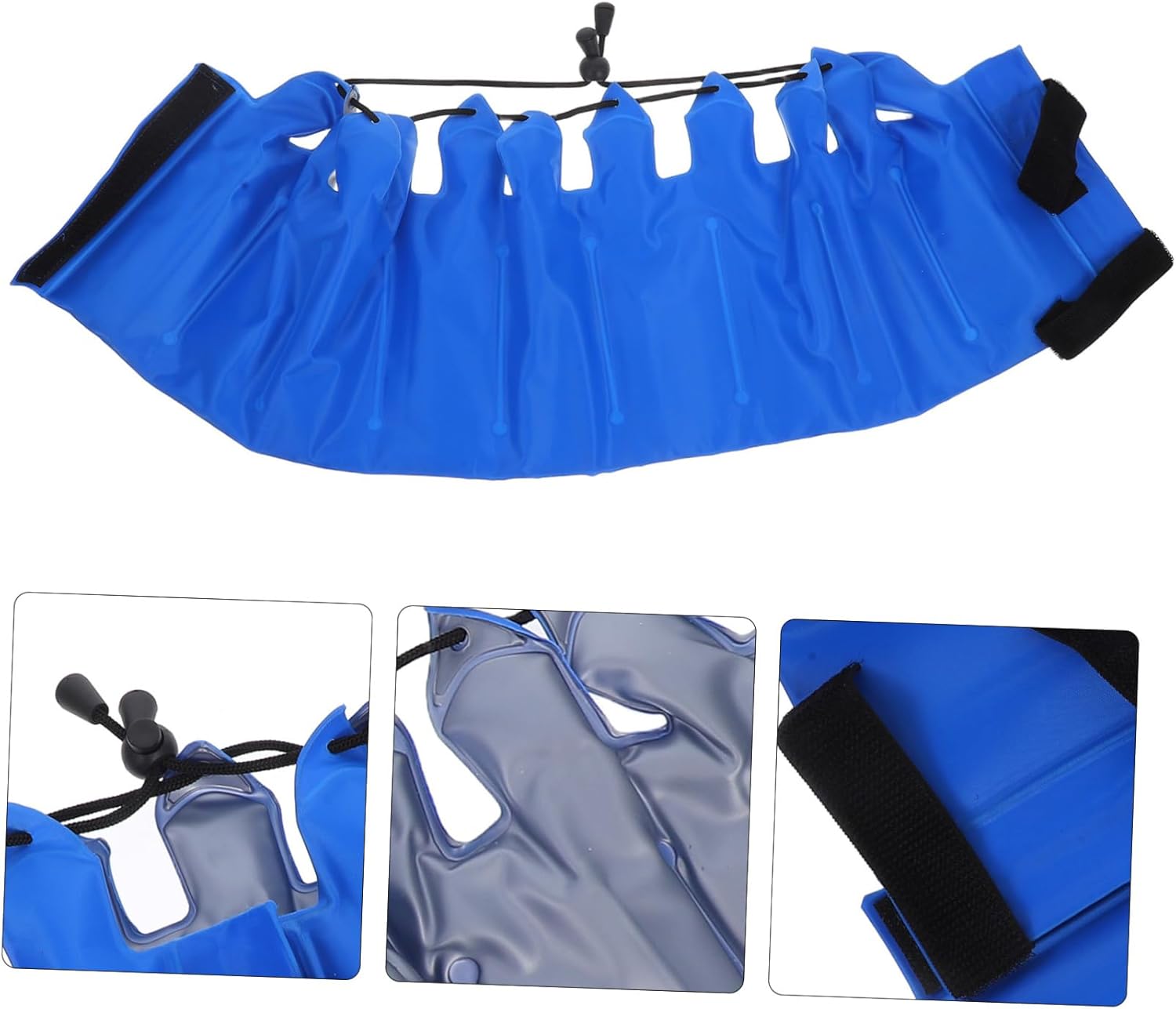 Portable Ice Cube Storage Bags for Freezer Insulated Gel Ice Maker Bags for Chefs Leak Design for Outdoor Travel Convenient Carry Strap for Easy Use