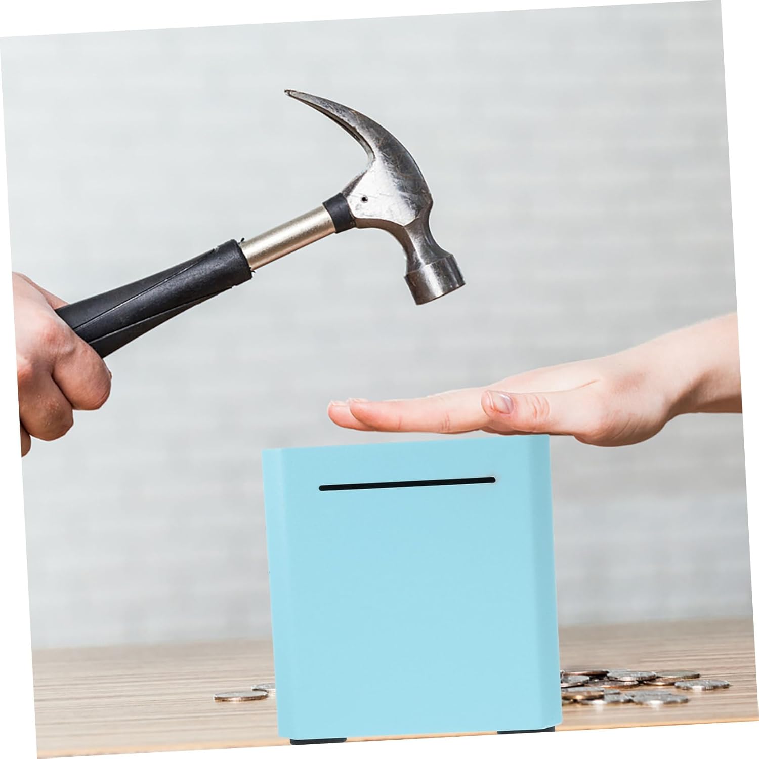 Unique Design Stainless Steel Piggy Bank Money Jar for Adults Coin Bank for Boys and Girls