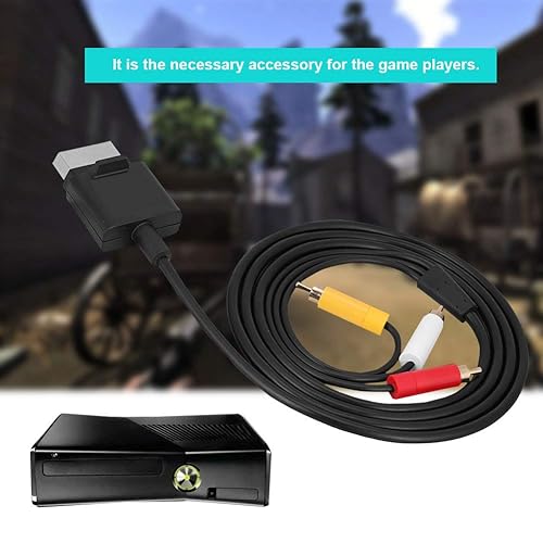 Miniatura 4 de for Xbox 360 Slim AV Cable, HD AV Link for Xbox 360 Slim, 1.8M Component ABS TV Lead Cord AV Cable Audio Video Cord for Xbox 360 Slim