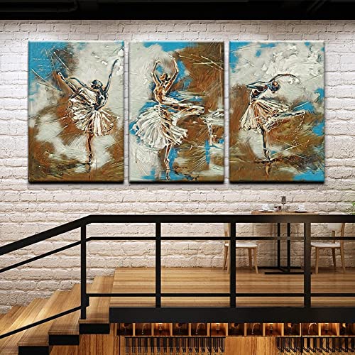Peinture murale de ballet moderne art abstrait sur toile haut de gamme 40x60 cm