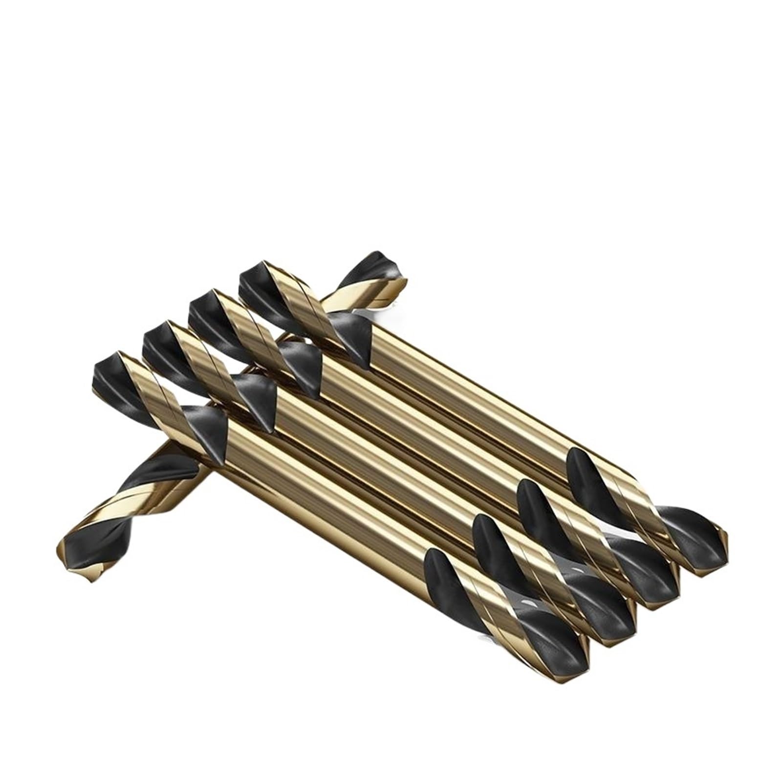 Brocas de cobalto de doble punta Brocas de barrena de doble cabeza, herramienta eléctrica de posicionamiento de perforación de acero alto, brocas eléctricas de apertura de rosca, 6/30 Uds.(30pcs-5set)