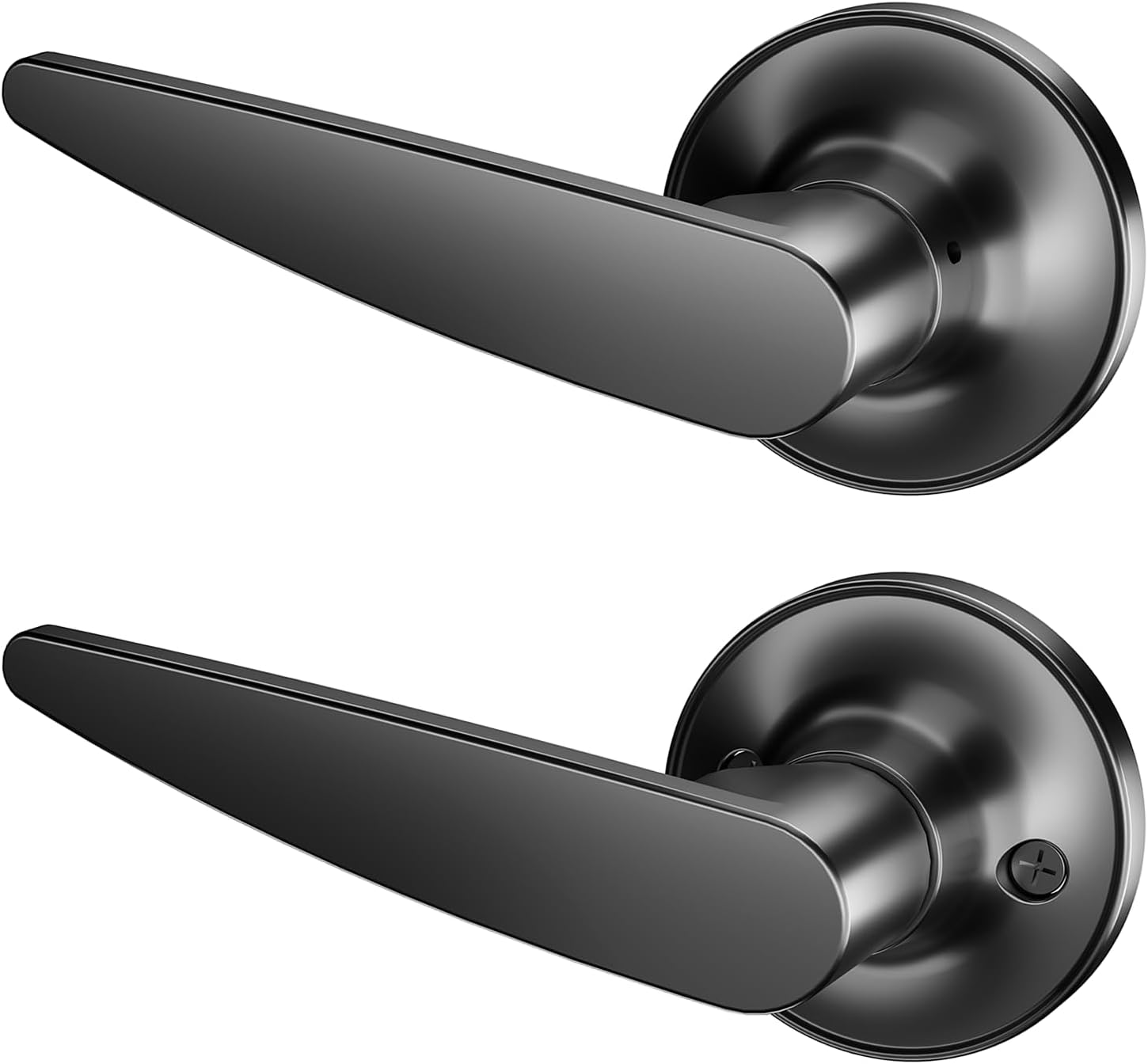Door Handle for Front Door, Keyless Entry Door Lock, Matte Black