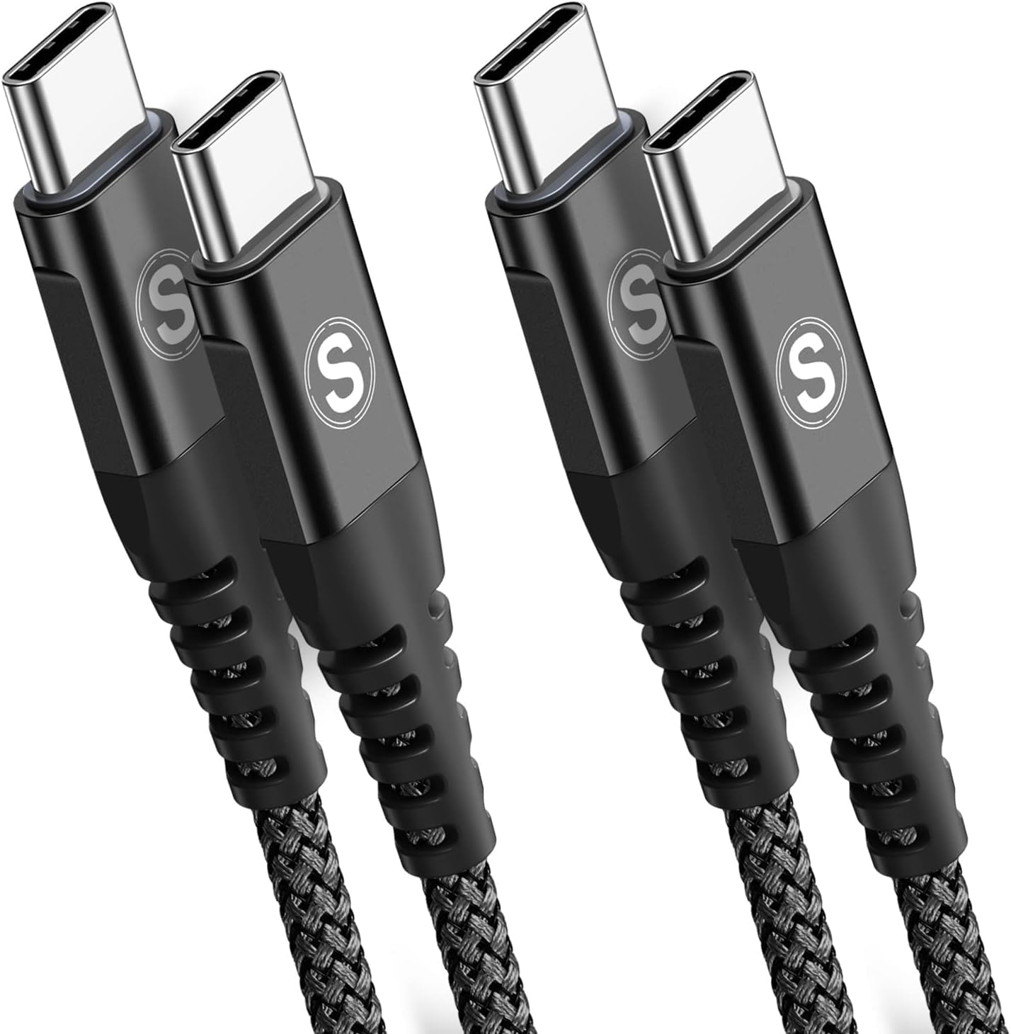 タイプc ケーブル 1M/2本セットPD対応 60W急速充電(USB C&USB…