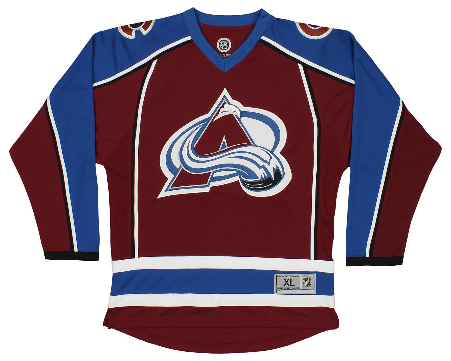 Outerstuff NHL Colorado Avalanche Boys Youth Mass Fashion Jersey, Large (14-16) Burgundy