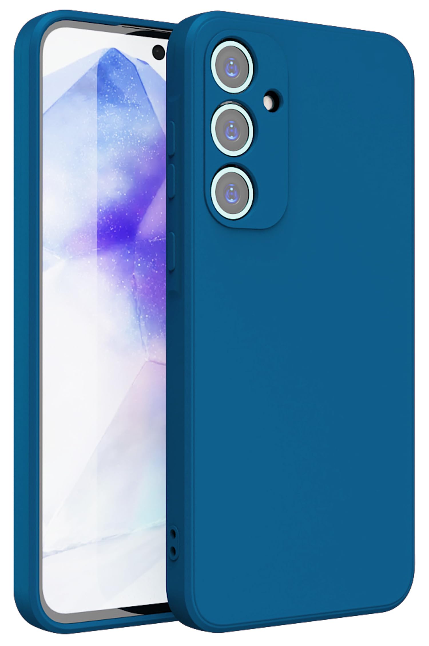 Kapa Matte Protective Lens Flexible Back Cover for Samsung Galaxy A35 (5G) | Slim Silicone with Soft Lining Shockproof Full Body Bumper Case (Blue) (B0CZNPM7FP) Amazon Price History, Amazon Price Tracker