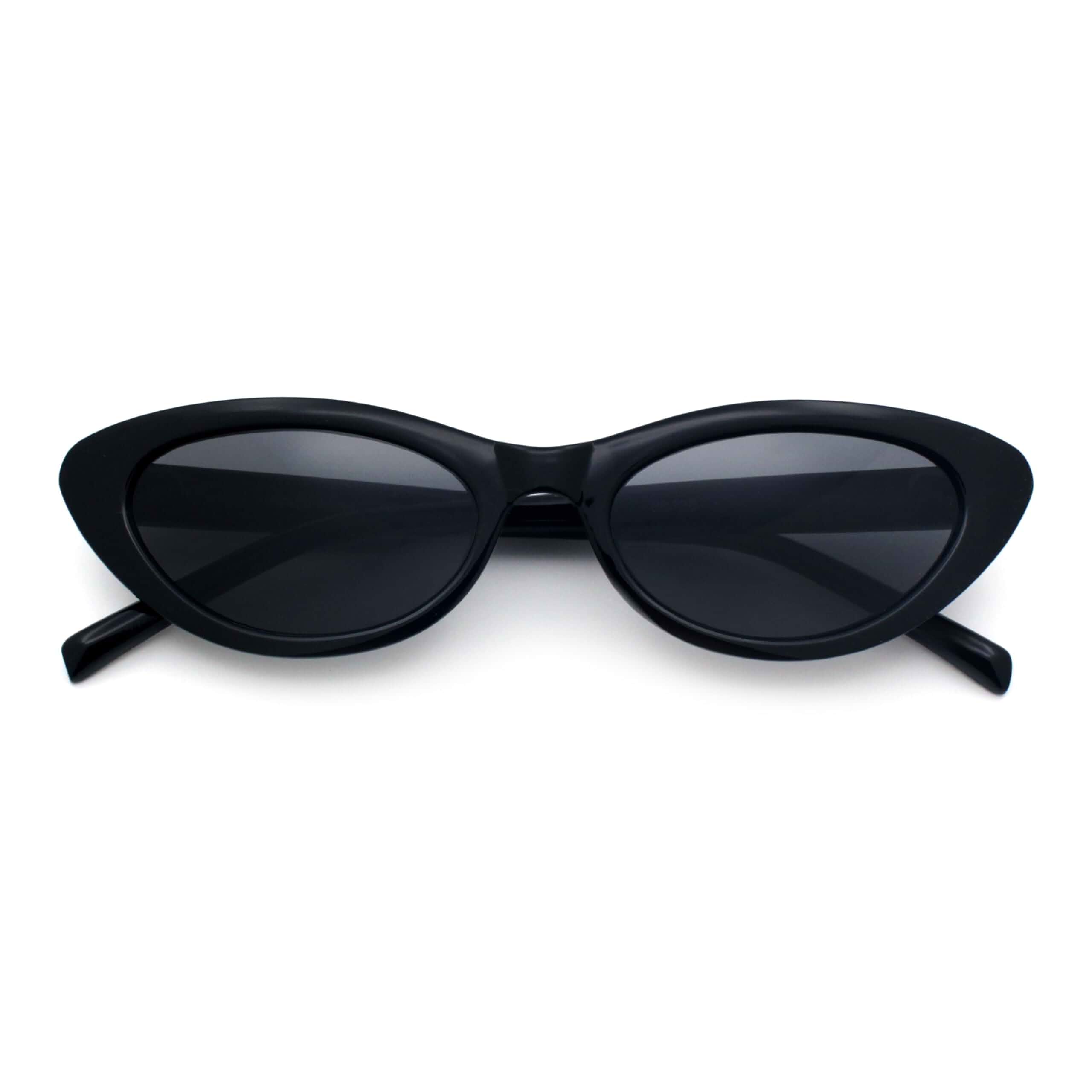 SA106 Womens Classic Mod Soft Cat Eye Plastic Sunglasses