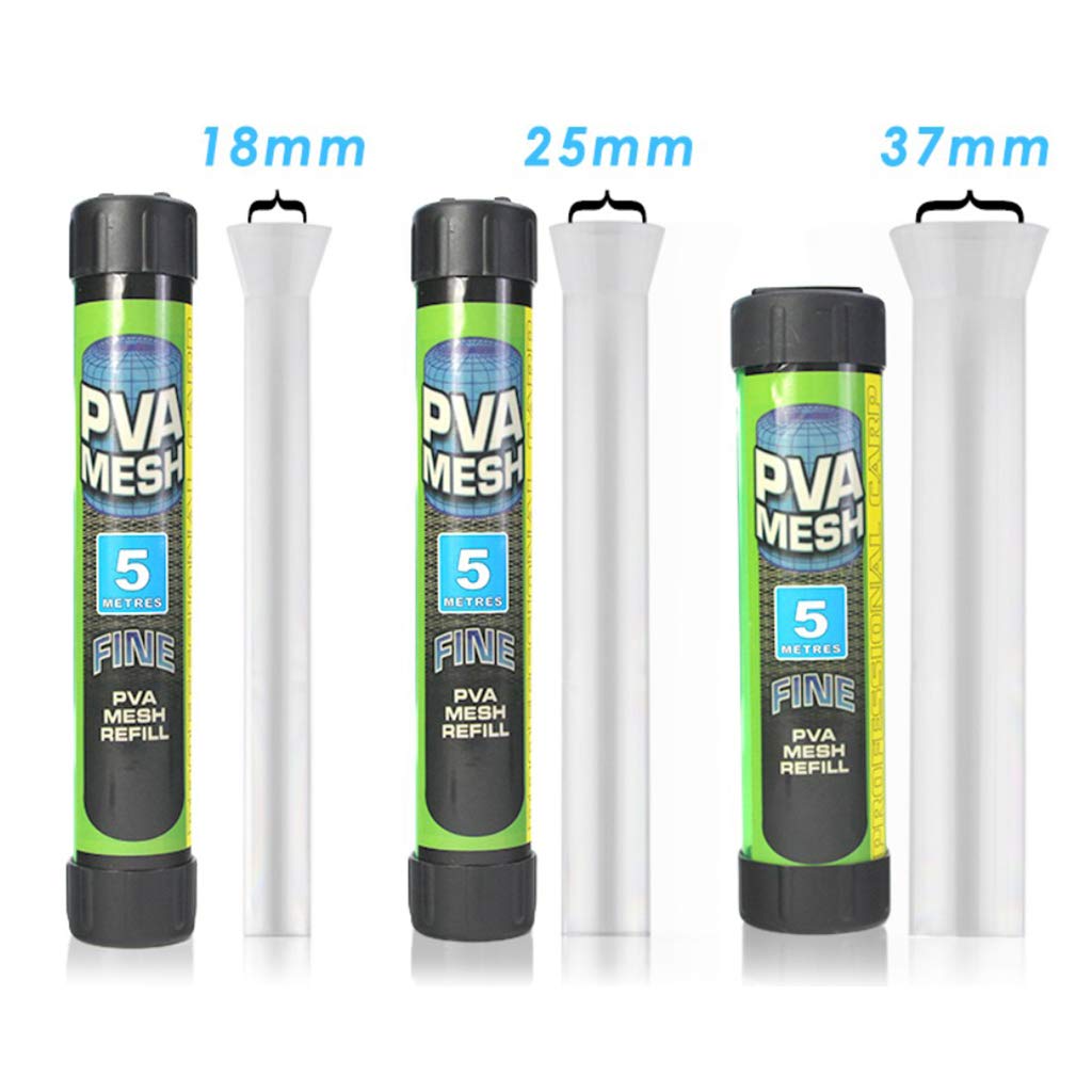 Lot de 5 sacs de recharge universels en maille PVA pour pêche à la carpe 25 mm