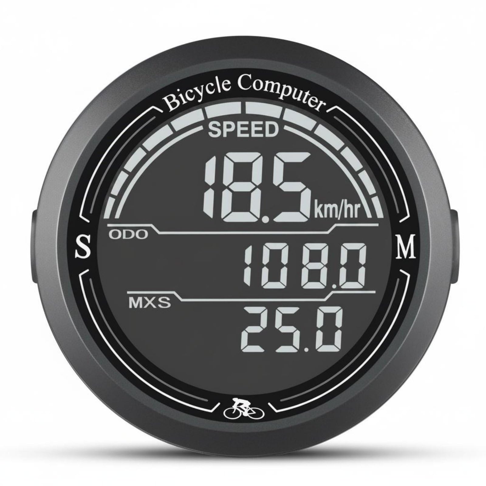 Luminous Digital Bike Computer Waterproof Bike Speedometer High Precision Cyclometer Large Screen for Road Cycling, Mountain Biking, Bike Computer-picture-34