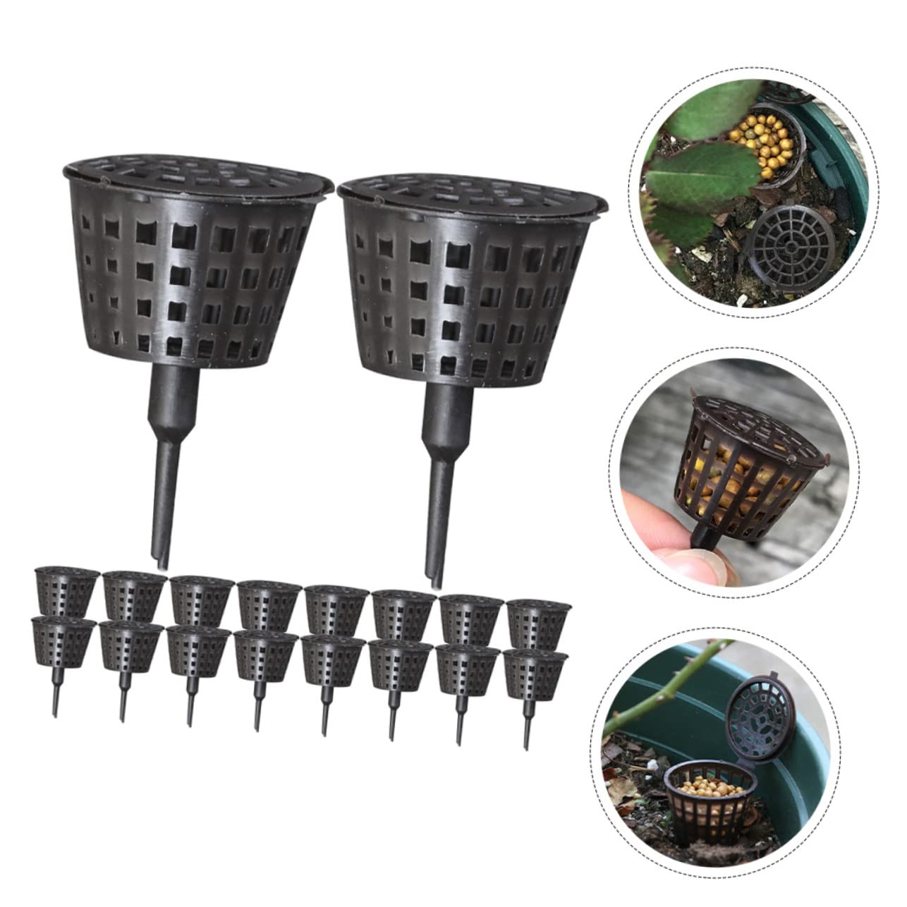 POPETPOP 150pièces Boîte à Engrais Pour Plantes Pot Fertilisation Automatique Bonsai Outils De Jardinage Et Réutilisables