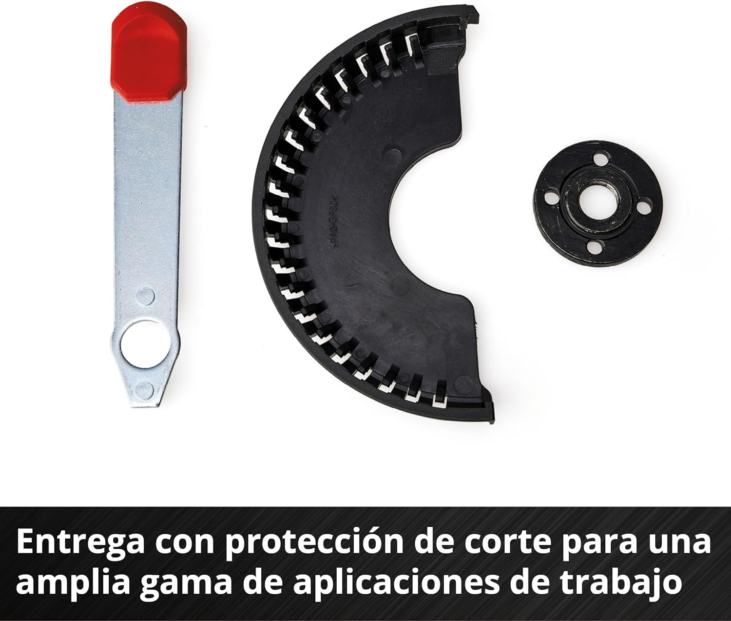 Einhell Amoladora angular con batería TE-AG 18/115-2 Li-Solo Power X-Change (18 V, 115mm, diámetro de disco, 28 mm de profundidad de corte, empuñadura adicional, sin disco de corte ni batería)