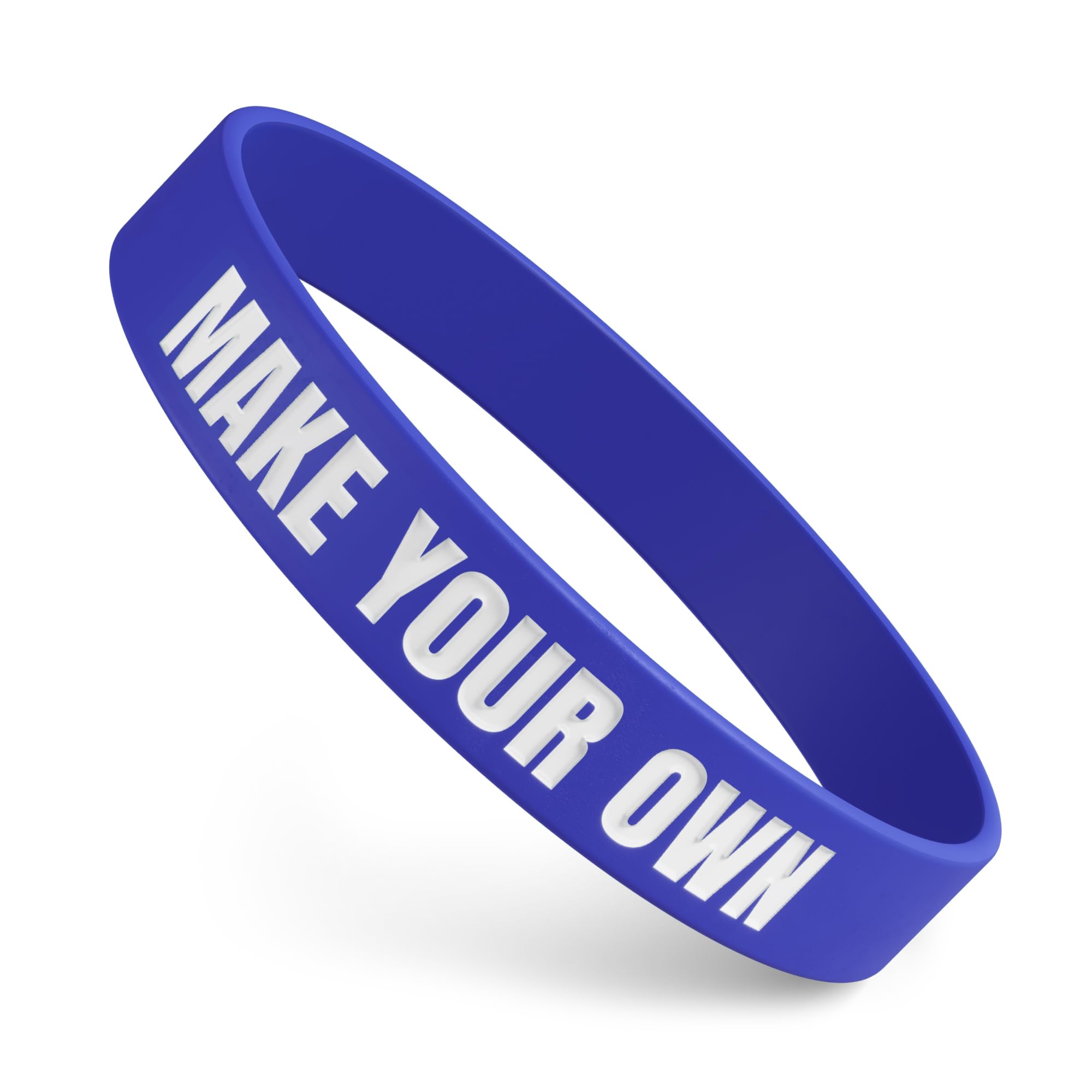 Custom Wristbands For Events, Fundraisers & Promotions | Add Text, Icons, & Logos | Bulk Rubber Bracelets | Classic 1/2” | 100% Silicone