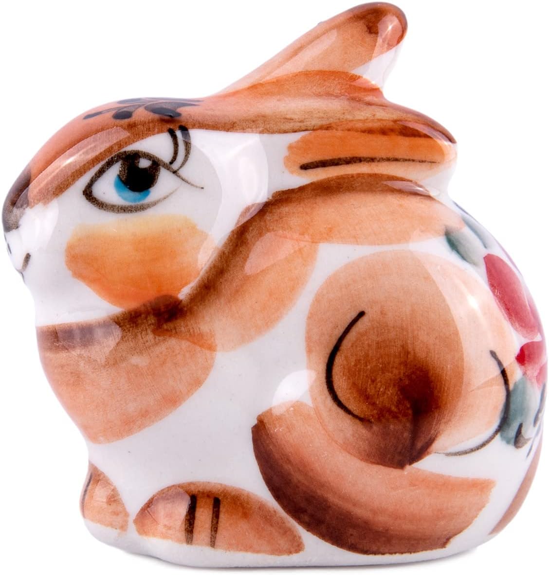 STP GOODS Hand-Painted Collectible Figurine Little Rabbit Porcelain Figurine Symbol of The 2023 Handmade Figurines for Decor 2.17 х 2.36-inch Collectible Animals Decor : Home & Kitchen