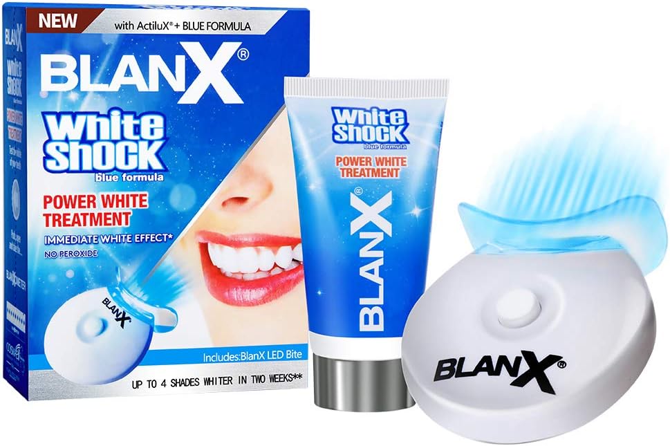 BLANX WHITE SHOCK POWER WHITE TREATMENT WITH LED BITE