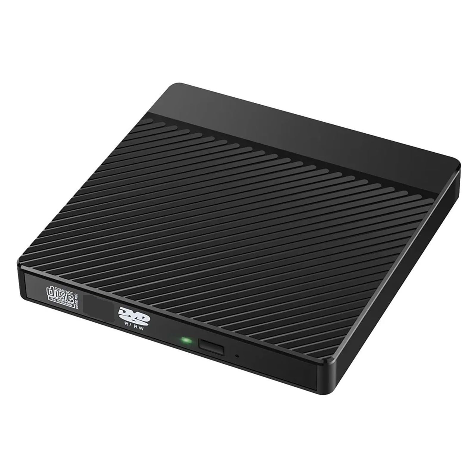 Lecteur graveur CD DVD externe portable USB C haute vitesse pour PC et Mac