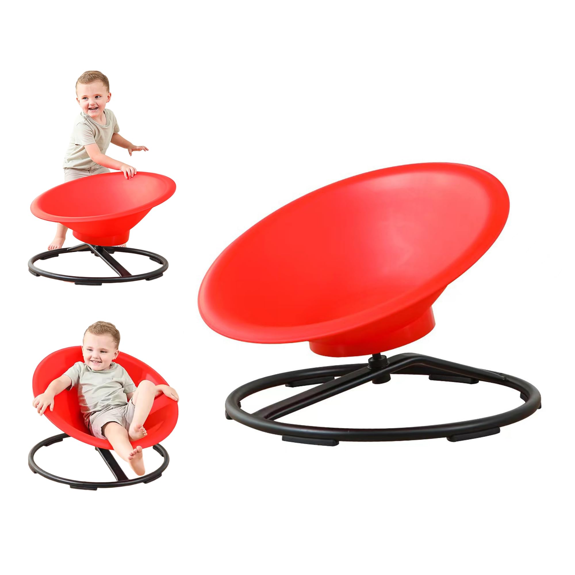 Large Sensory Spinning Chair for Autism,65cm Completely Wrapped 360° Swivel Chair for Kids,Autism Sensory Equipment Comfortable to Lie Down sit and Spin,Training Body Science Toy
