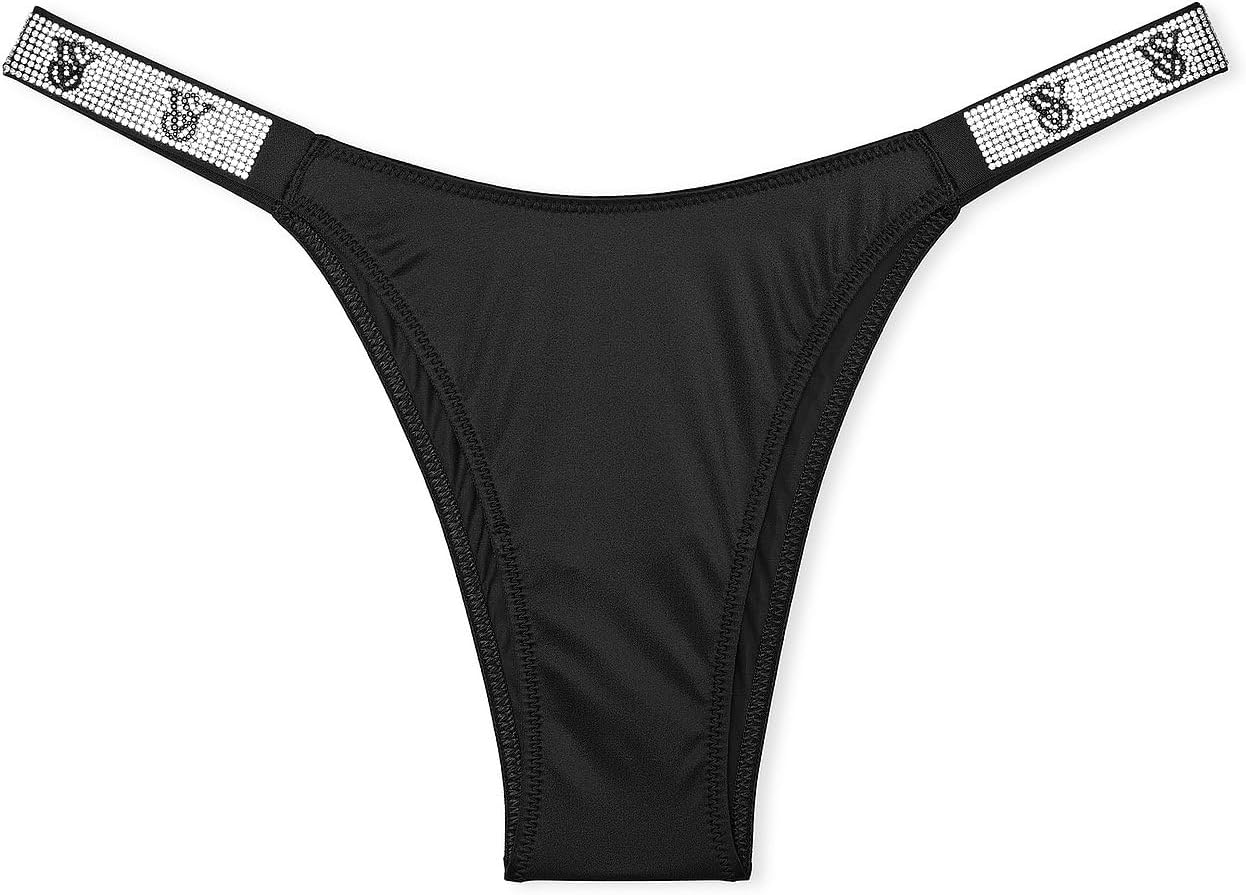Victoria's SecretWomen's Very Sexy Shine Strap Brazilian Underwear, Moderate Coverage Panties for Women (XS-XXL)
