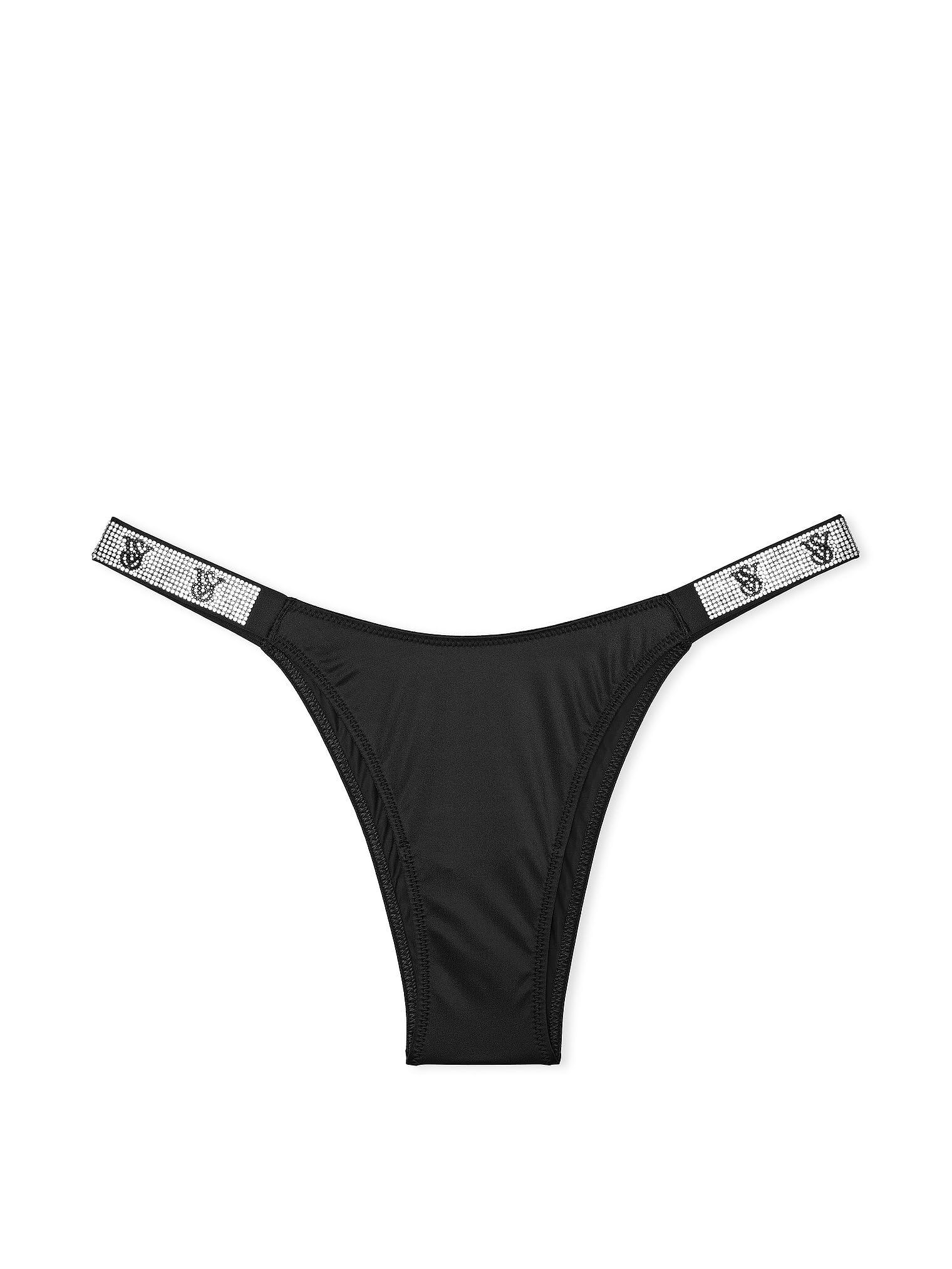 Victoria's SecretWomen's Very Sexy Shine Strap Brazilian Underwear, Moderate Coverage Panties for Women (XS-XXL)