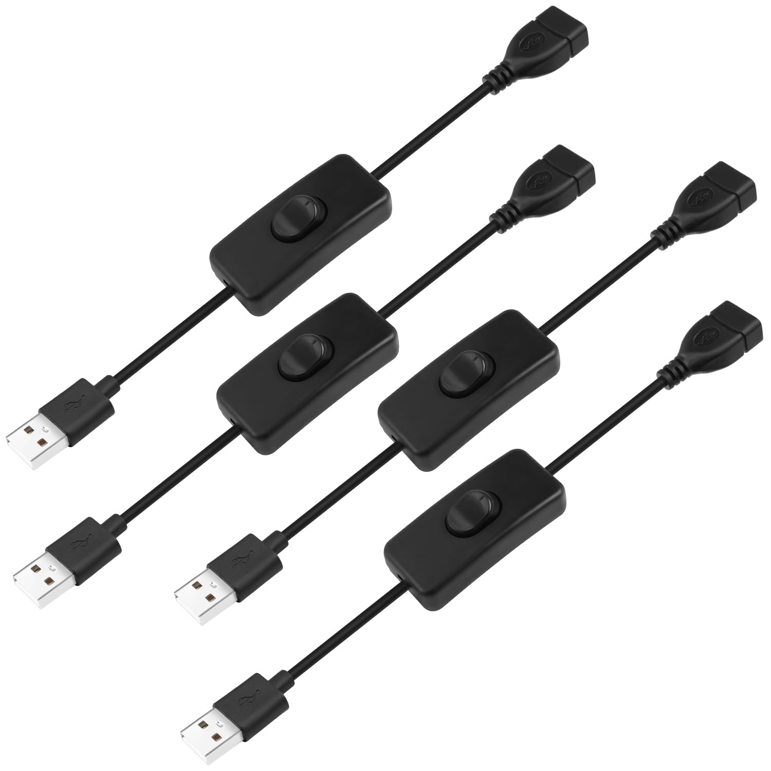 Cavo di prolunga USB maschio a femmina interruttore on/off