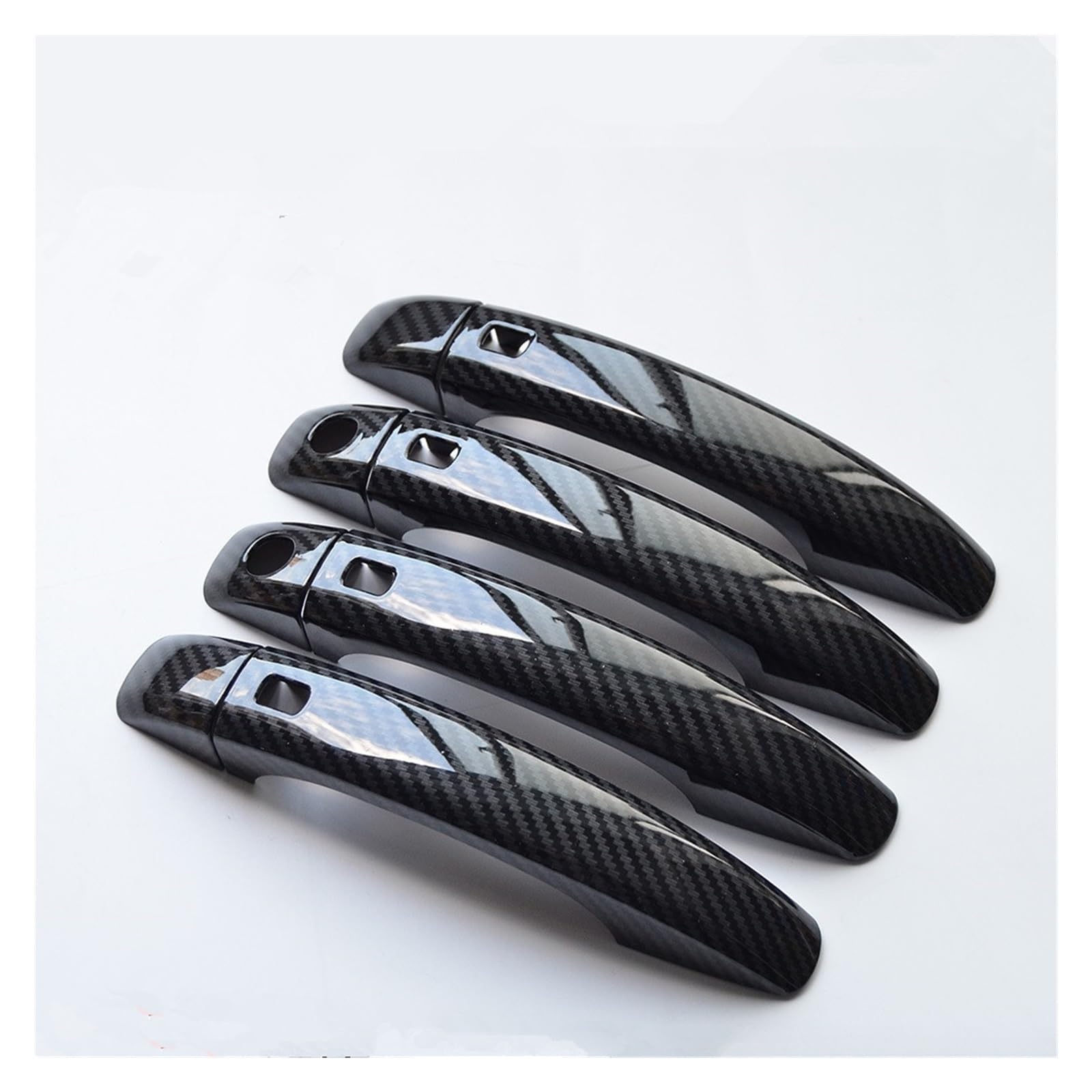 Hckclmbmzw One Color For A5 2009 2010 2011 2012 2013 2014 2015 2016 Carbon Fiber Car Exterior Door Handle Cover Outer Bowl Moulding Trim Door Handle Cover(2)