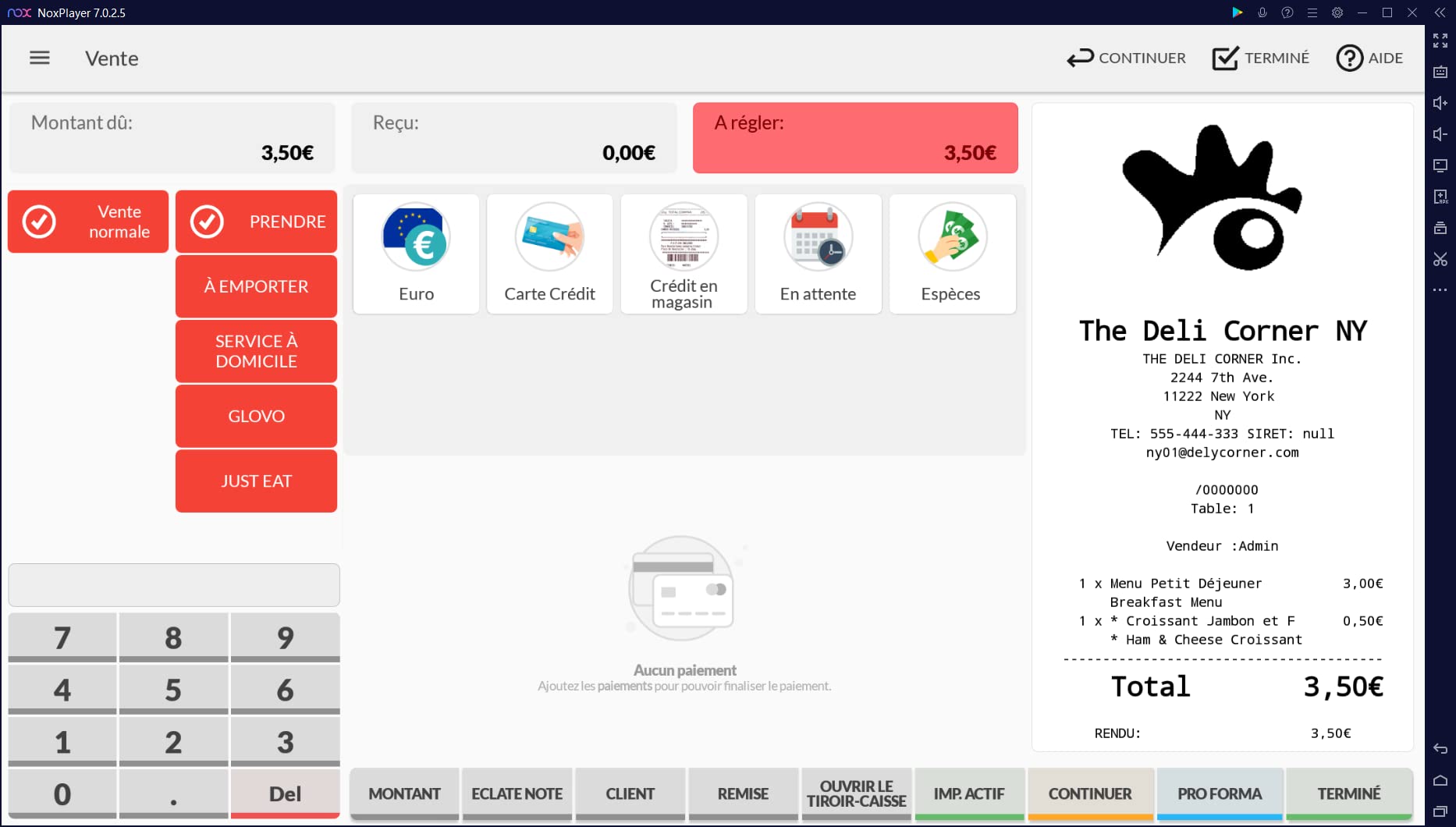 Software de caja para Android UNICOPOS VERSION BASIC 1 AÑO con soporte en FRANCÉS/INGLÉS