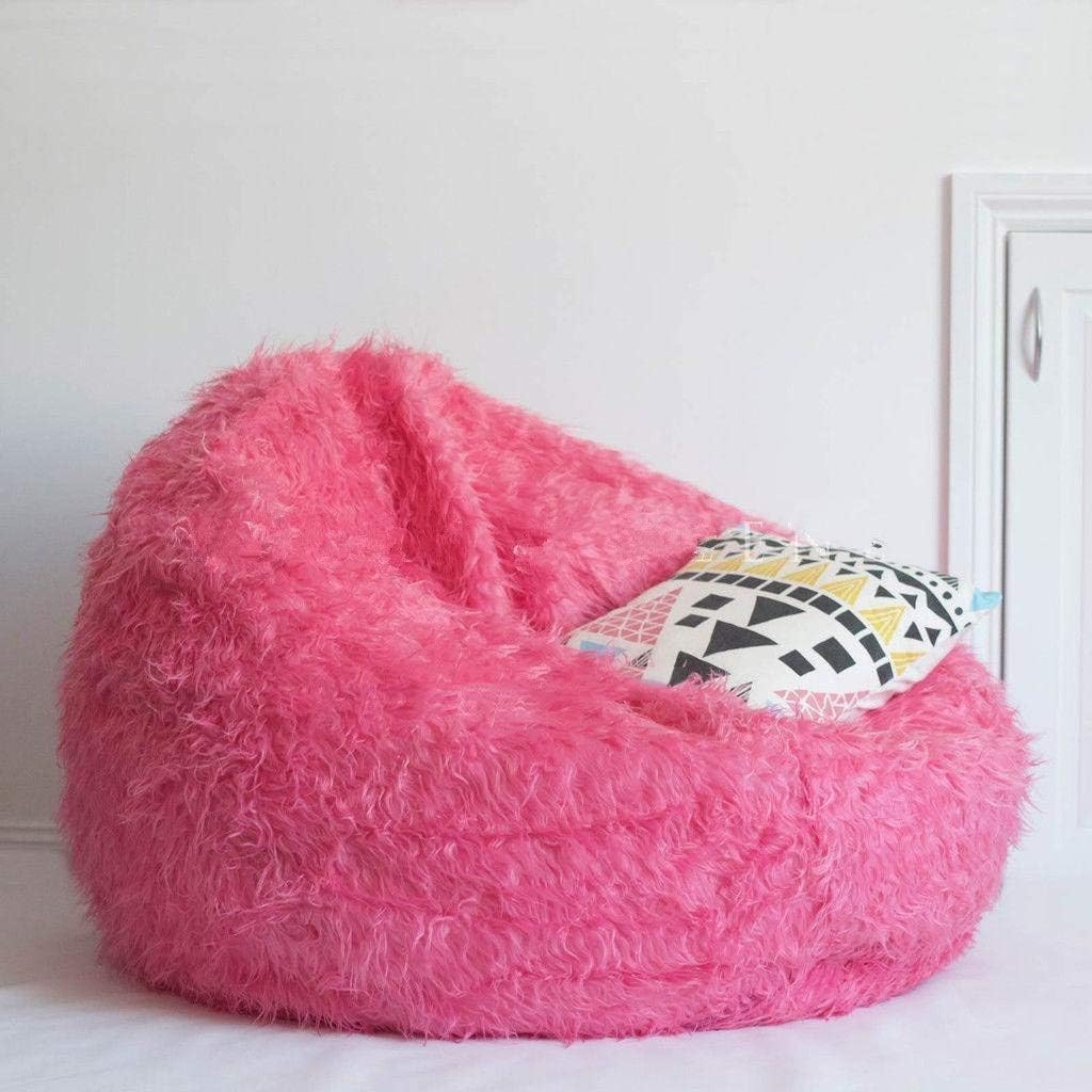 Bean Bag Lounger, Elegant and High Warm Soft Beanbag Sofa Cushion(D)