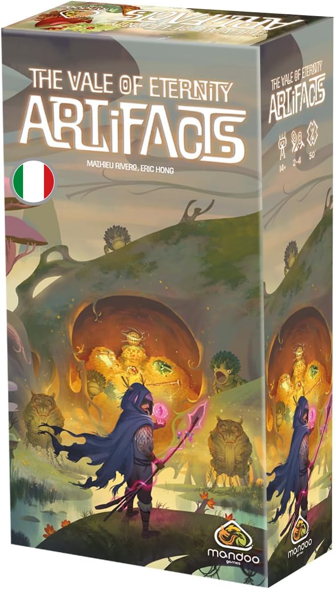 Asmodee The Vale of Eternity Artifacts, Board Game Expansion, 14+ Years, 2-4 Players, Italian Edition