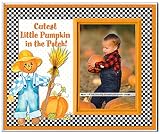 Pumpkin Picture Frame Design by Expressly Yours! | Sweet Fall Photo Frame for Halloween and Pumpkin