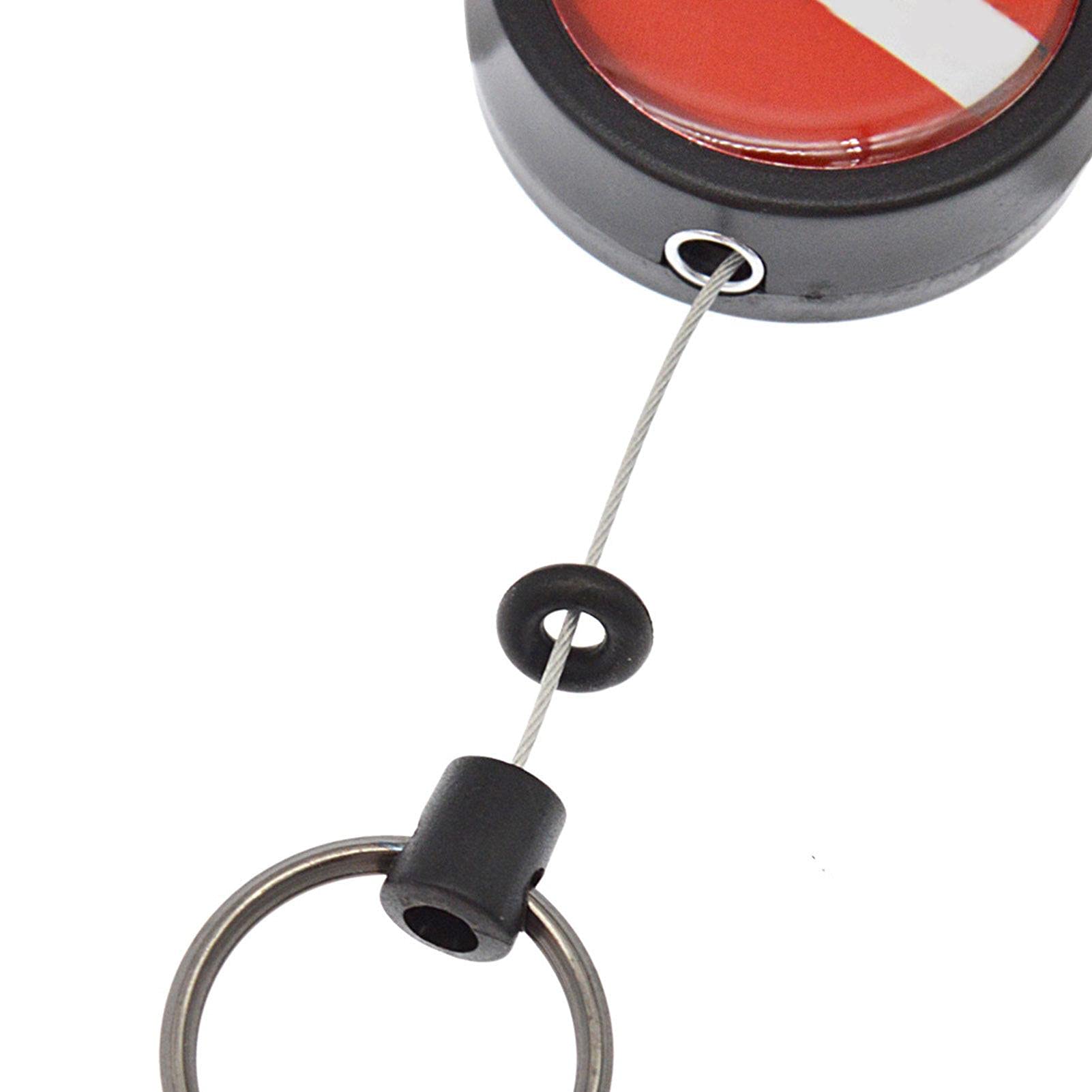 Rétractable pour Porte-clés avec Corde En Acier de Senegal