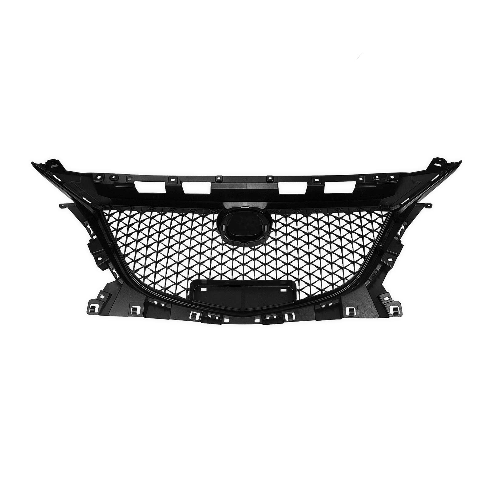 Grille Protection Antibrouillard Avant Pour Mazda 3/Axela 2014-2016 – Noir ABS – Références BKD1-50-C21, BJE1-50-C21A – Côté Gauche - 2