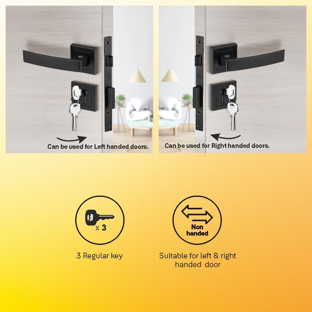Yale YECM-405 Mortise Lock - Black Matt -3 Yale YECM-405 Mortise Lock - Black Matt -3