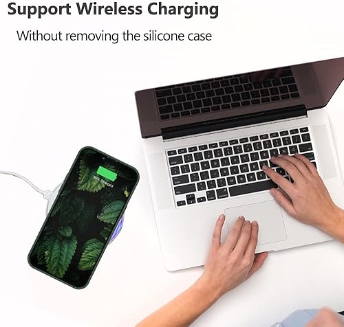 Miniatura 4 de ZVastt Funda para iPhone 13 Pro Max, iPhone 13 Pro Max, funda de silicona líquida de gel suave, forro de microfibra antiarañazos, funda protectora