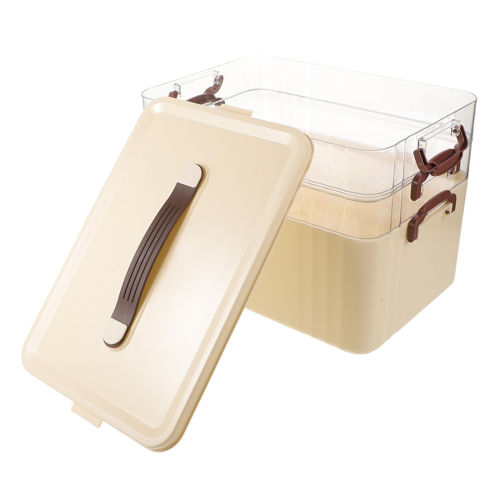 Boîte de rangement à plusieurs niveaux plastique polyvalente maison bureau voyage SOIMISS