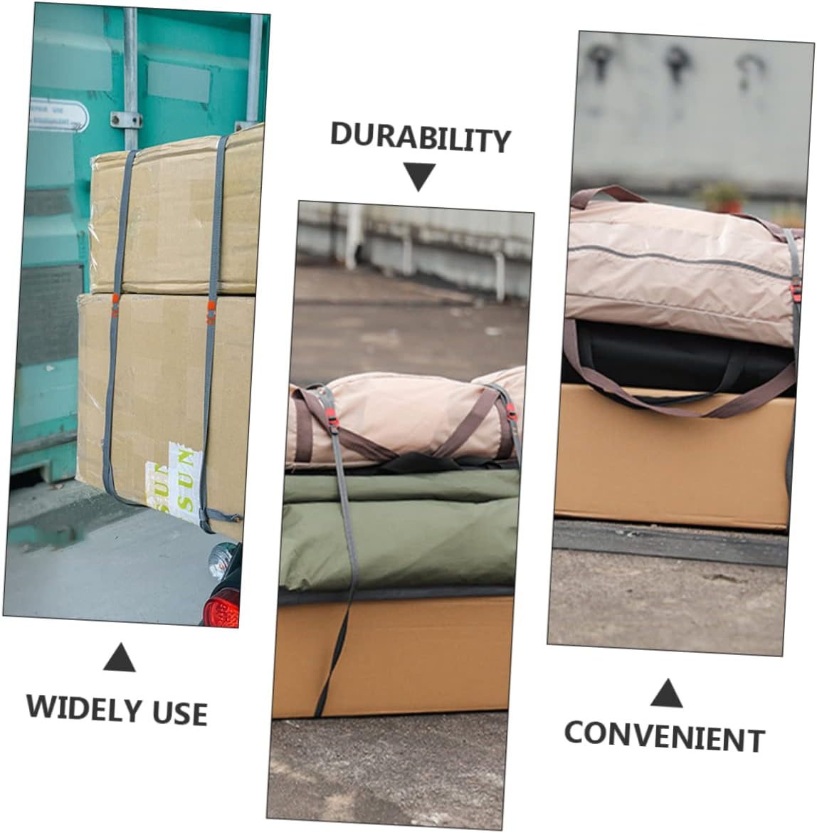 4 Pcs Outdoor Luggage Strap Polypropylene Fastening Belts for Trips image 3