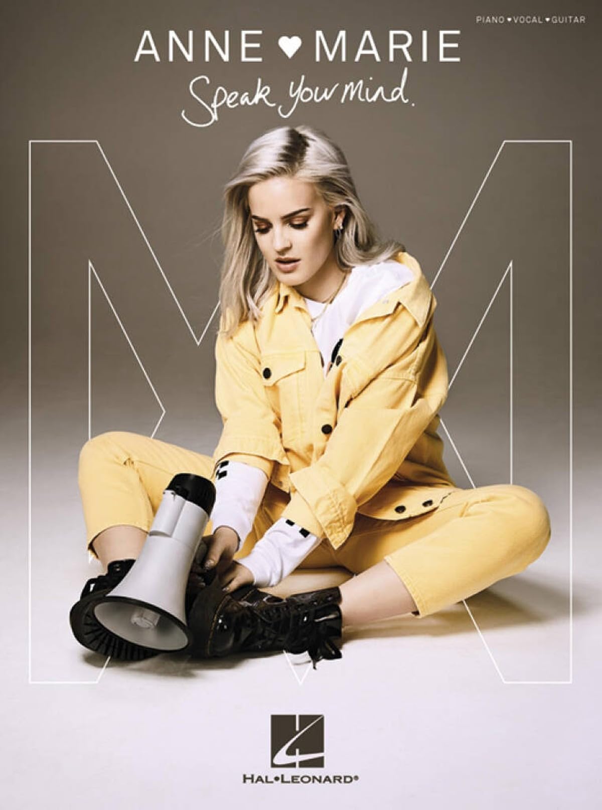Anne-Marie: Speak Your Mind Book [Softcover] Piano, Vocal and Guitar Hal Leonard