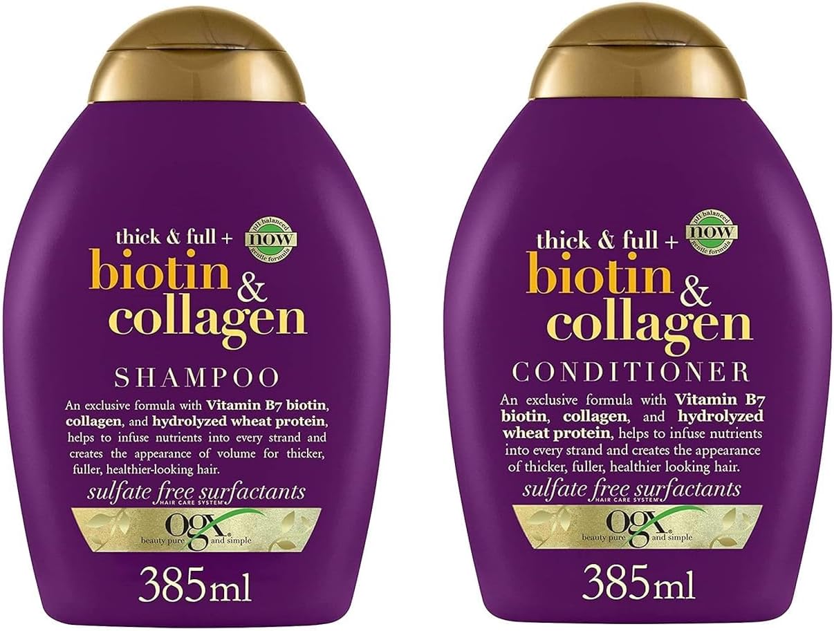 Organix Shampoo Biotin & Collagen 385 ml (Pack of 2) Amazon.co.uk Beauty