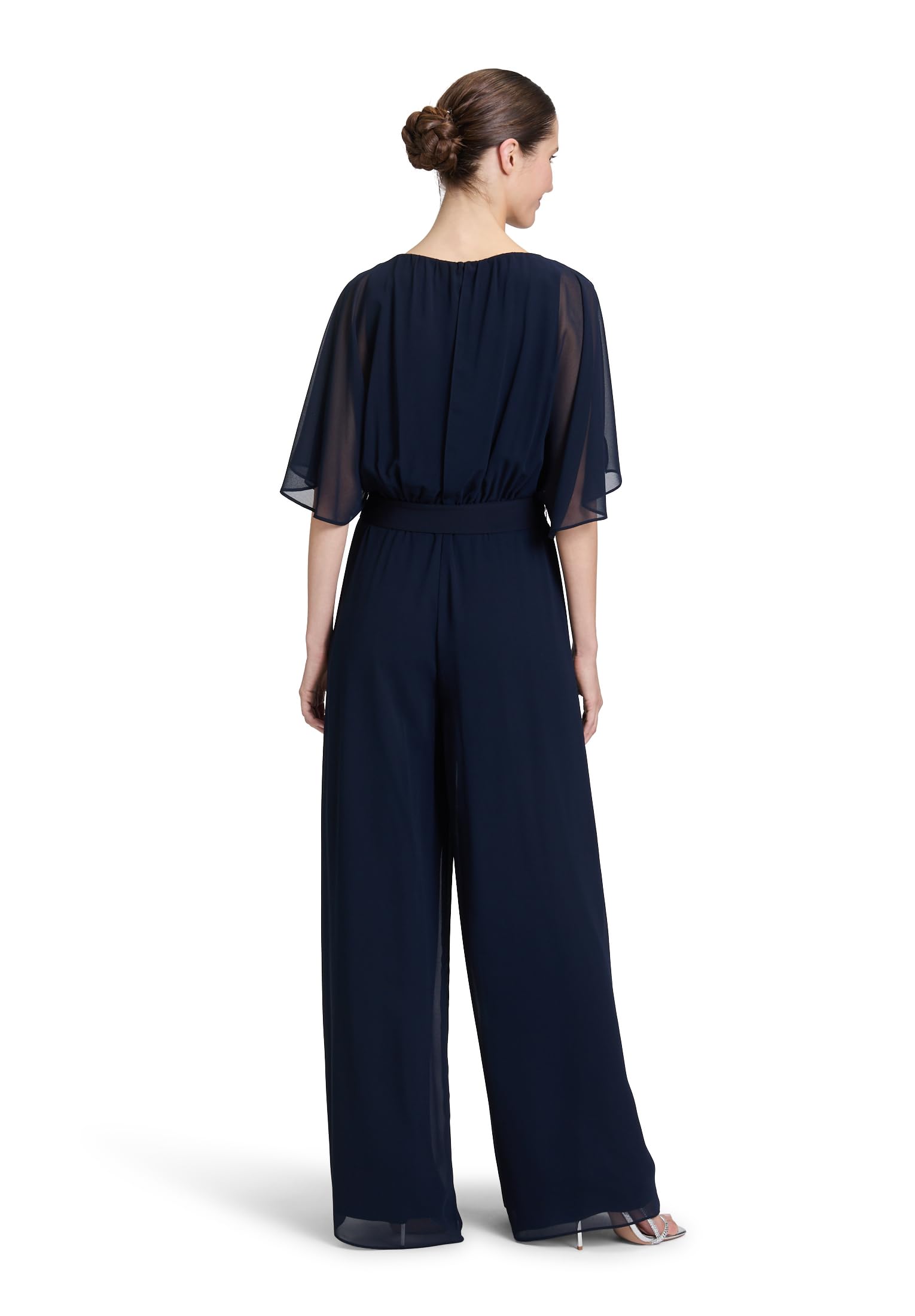 Vera Mont Damen Jumpsuit mit Bindegürtel
