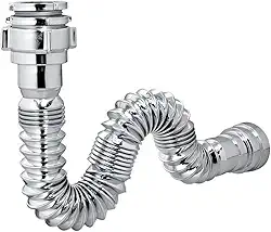 Sifão Sanfonado Universal Cromado Ssum2 Astra