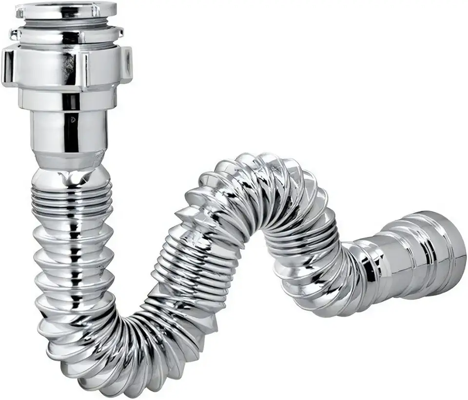 Sifão Sanfonado Universal Cromado Ssum2 Astra