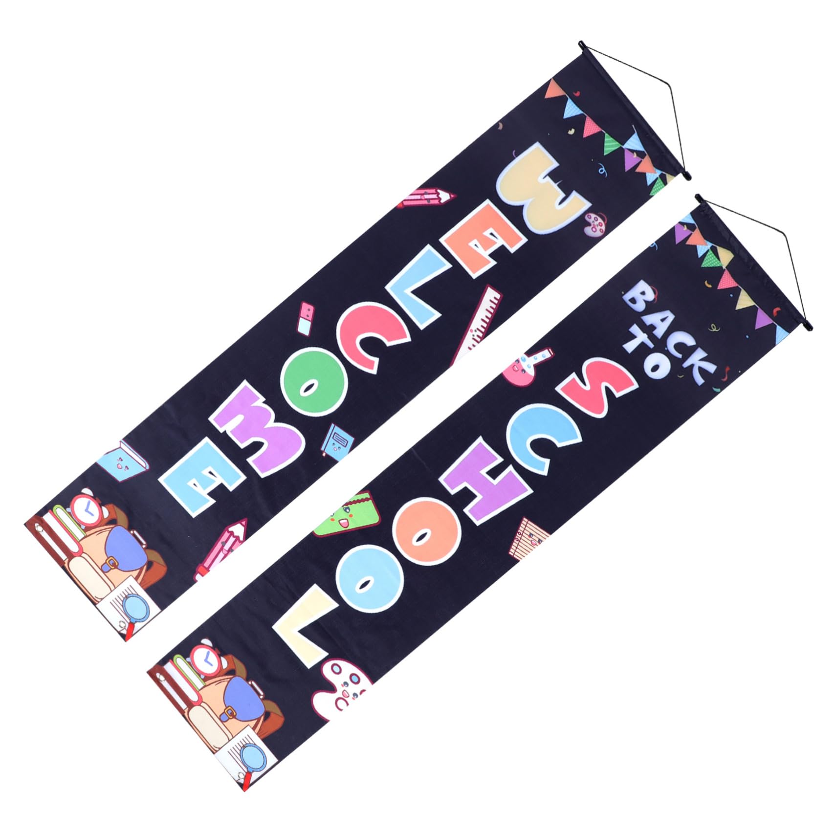 5 Pares De Adornos Fotográficos Para Decoración De Pancartas De Temporada Escolar Pancarta De Bienvenida Para El Primer Día De Clases Coplas Para La Puerta Del Aula Decoración Cabilock
