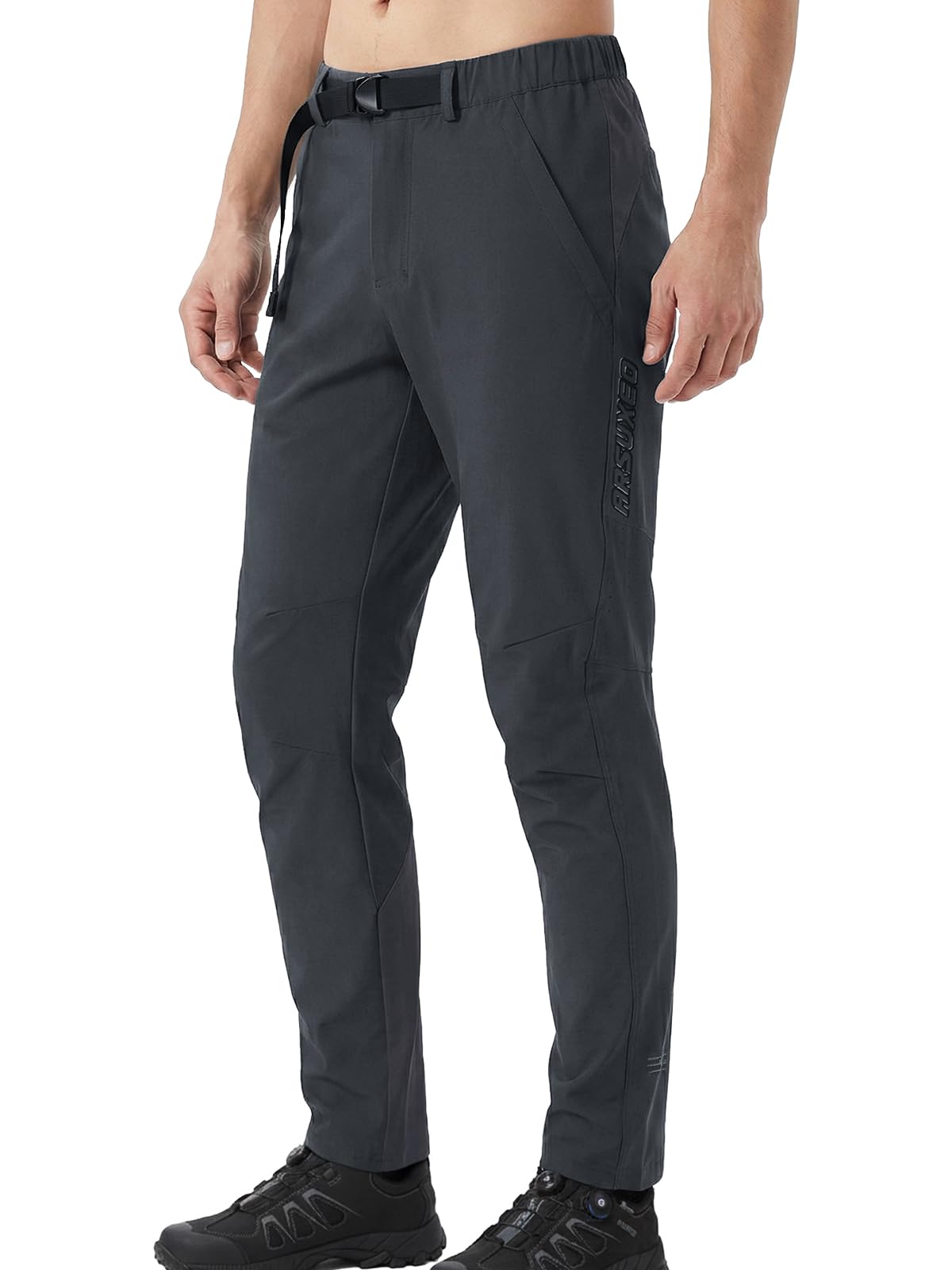ARSUXEO Pantalón Deportivo Outdoor para Hombre, pantalón de Ciclismo con Bolsillos con Cremallera, pantalón para Senderismo, Camping, Escalada y Running, G5