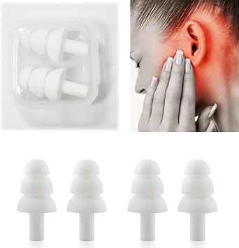 Ear Acupoint Massage Pulse Device Tinnitus Relief for Ringing Ears, Acupeace Tinnitus Relief Device, Tinnitus Ear Cuff Set Stop Ear Ringing 2 Pairs