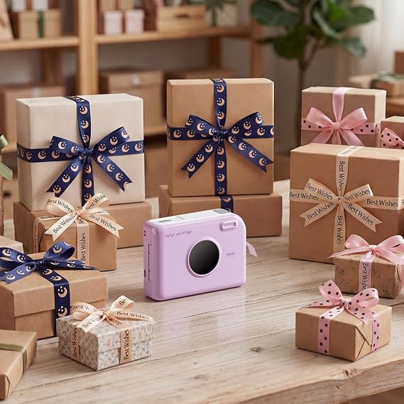 Phomemo A30 Ribbon Printer, Bluetooth Mini Label Maker Machine with Tape