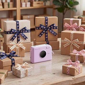 Phomemo A30 Ribbon Printer, Bluetooth Mini Label Maker Machine with Tape
