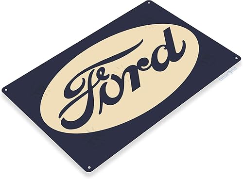 Miniatura 2 de Tinworld Letrero de estaño "Ford Retro" Metal Decor Parts Auto Shop Garage A378