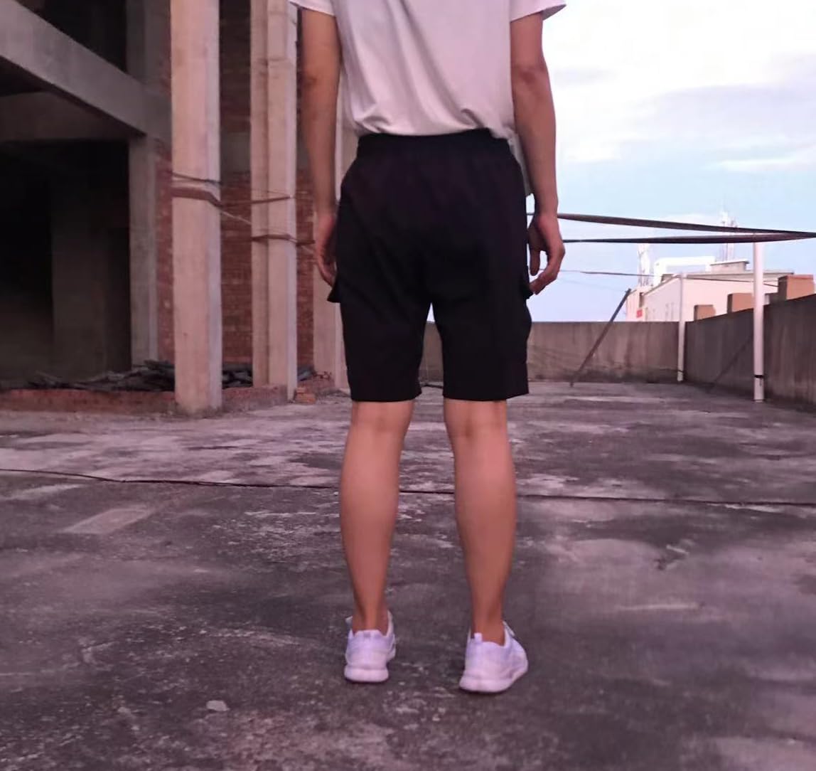 Pantalones cortos cargo para niños y jóvenes, de secado rápido, con bolsillos con cremallera, para acampar al aire libre, senderismo