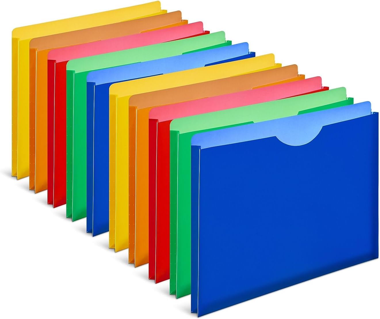 Staples 903616 Poly File Jackets 1Inch Expansion Letter