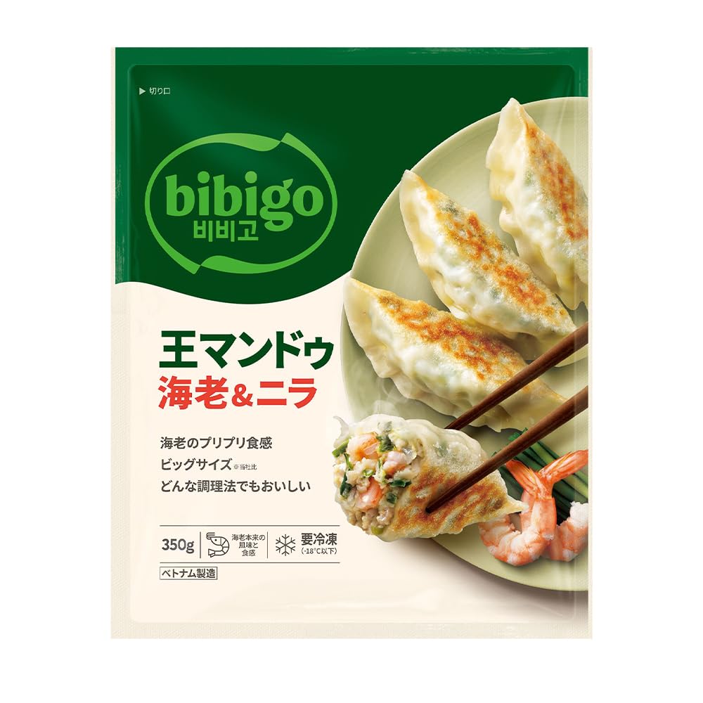 Amazon.co.jp: [冷凍] CJ FOODS JAPAN 王マンドゥ 海老＆ニラ 350g×4袋