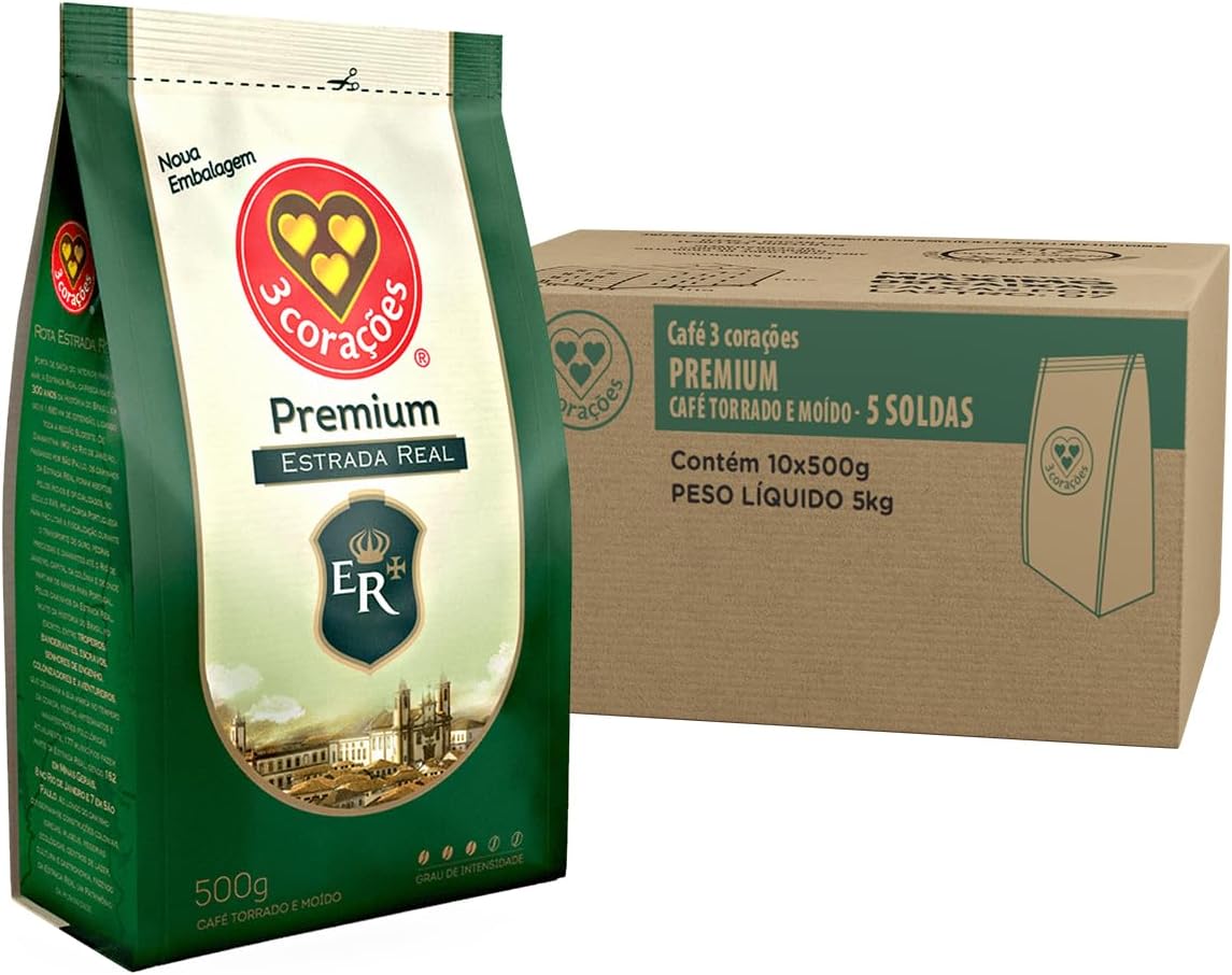 Oferta Online Café Torrado E Moído Premium 3 Corações - Estrada Real 2 61Srf6S3Pzl. Ac Sl1200